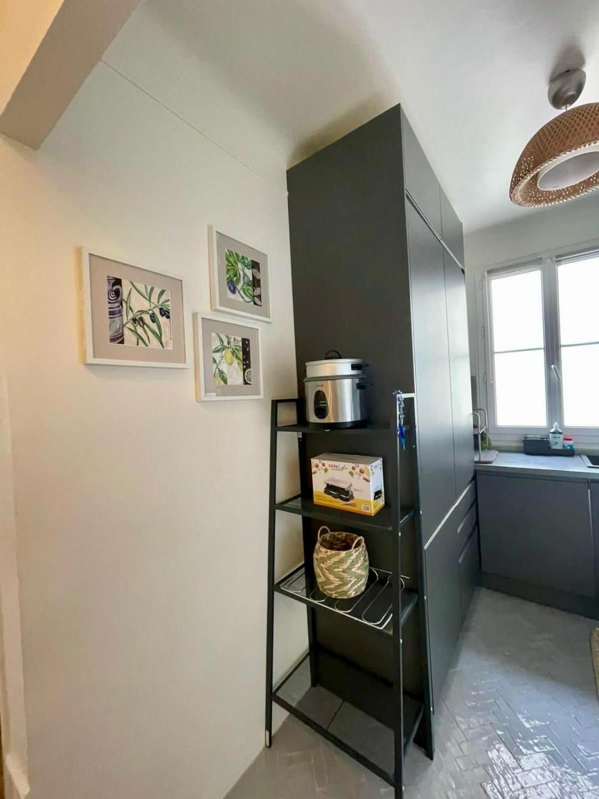 Air Conditioning - Metro 14 - Charming Traditional Style And Modern Access 10 Mn Away From Center Of Paris Clichy Luaran gambar